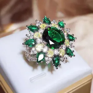 خاتم فاخر من الزركونيا Luxury zirconia ring