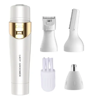 4IN1 Women Electric Epilator Portaable multi-functional hair removal shaver