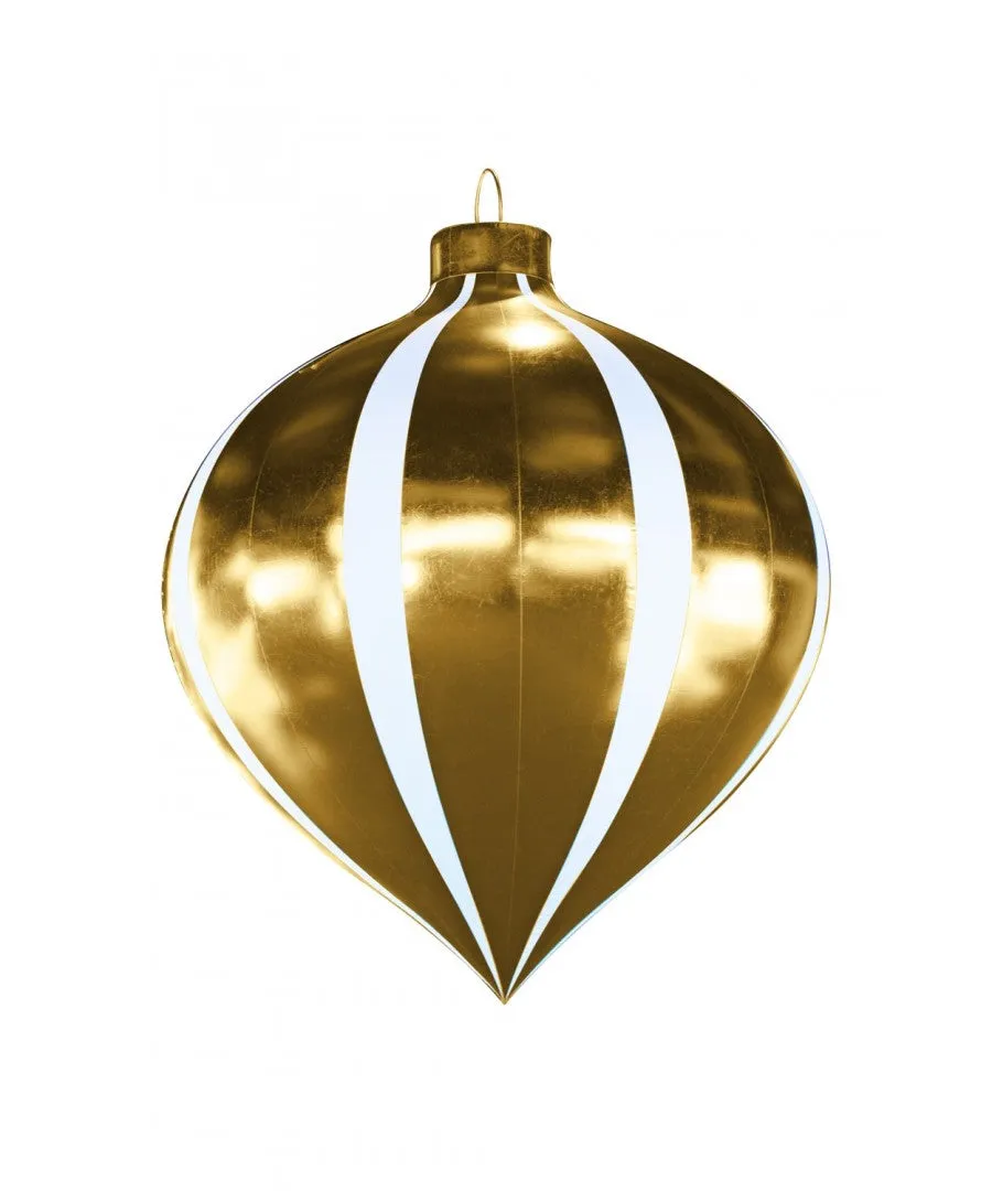 6.6' Giant Striped Onion Ornament Inflatable Decor