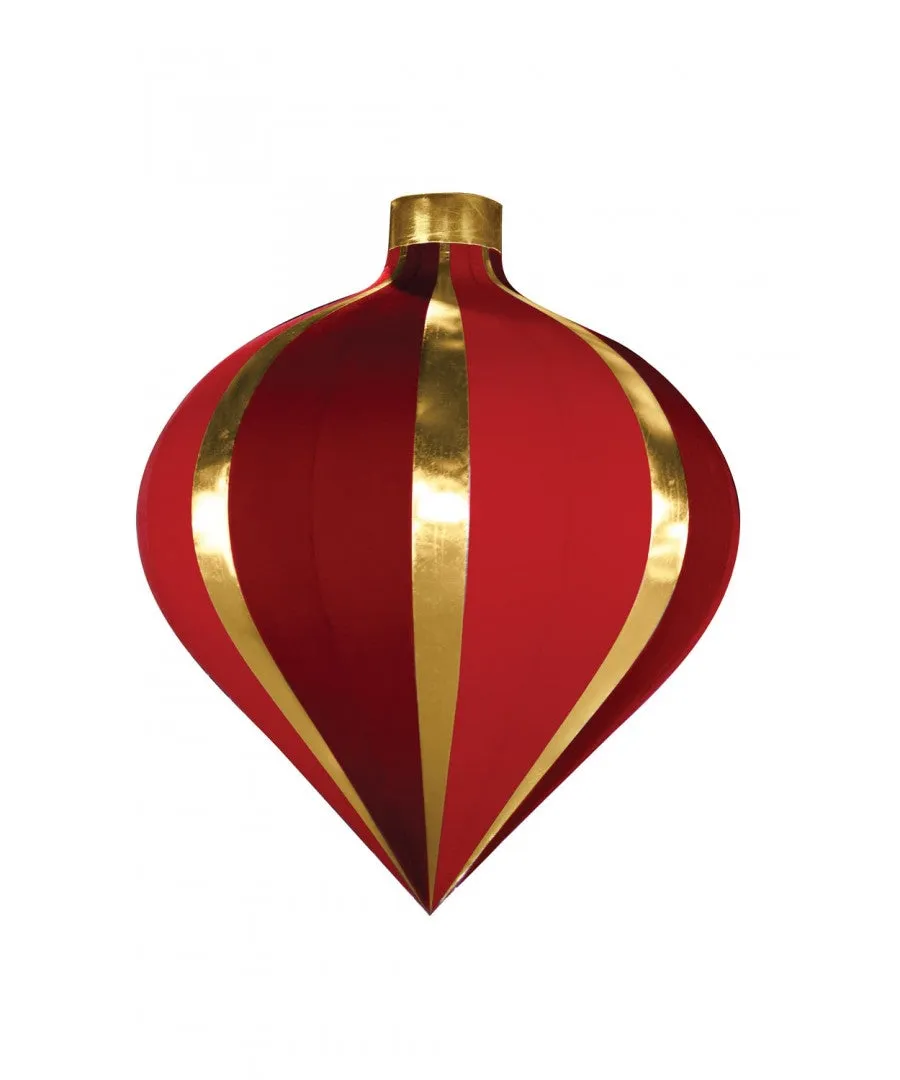 6.6' Giant Striped Onion Ornament Inflatable Decor