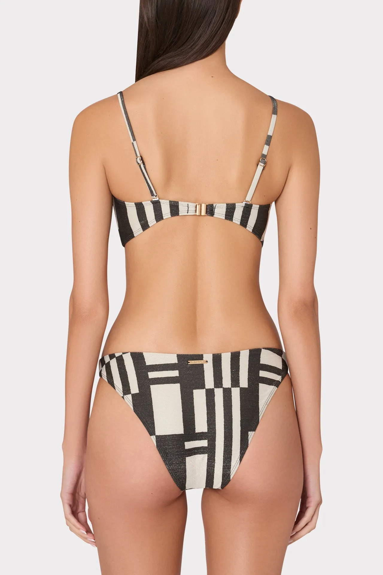 Barcelona Shimmer Puzzle Bandeau Top