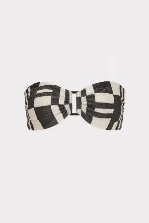Barcelona Shimmer Puzzle Bandeau Top