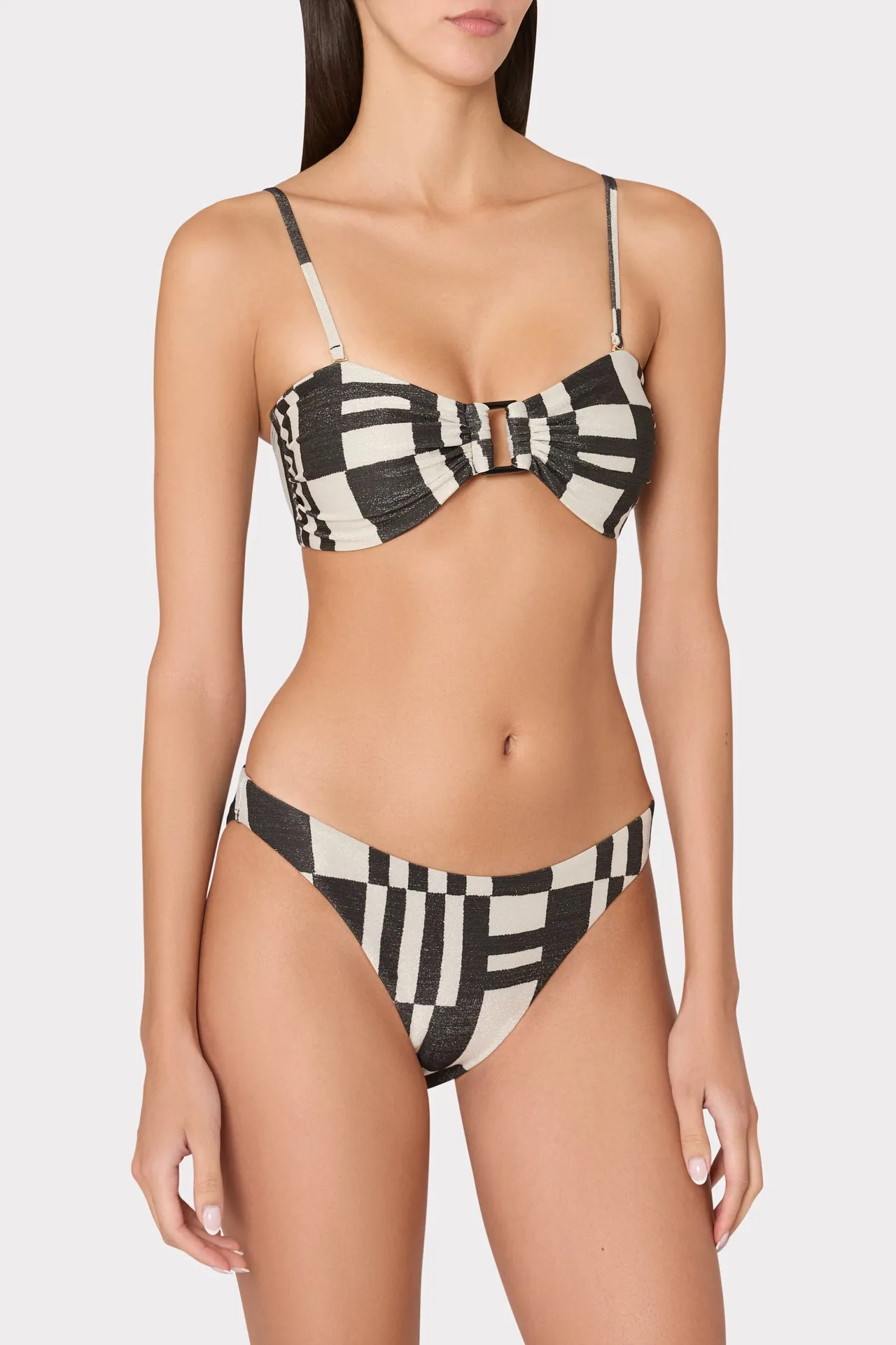 Barcelona Shimmer Puzzle Bandeau Top