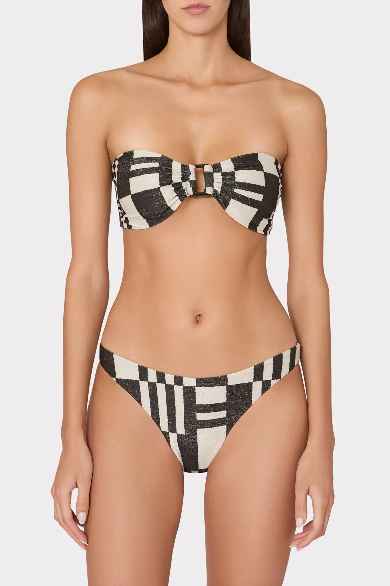 Barcelona Shimmer Puzzle Bandeau Top