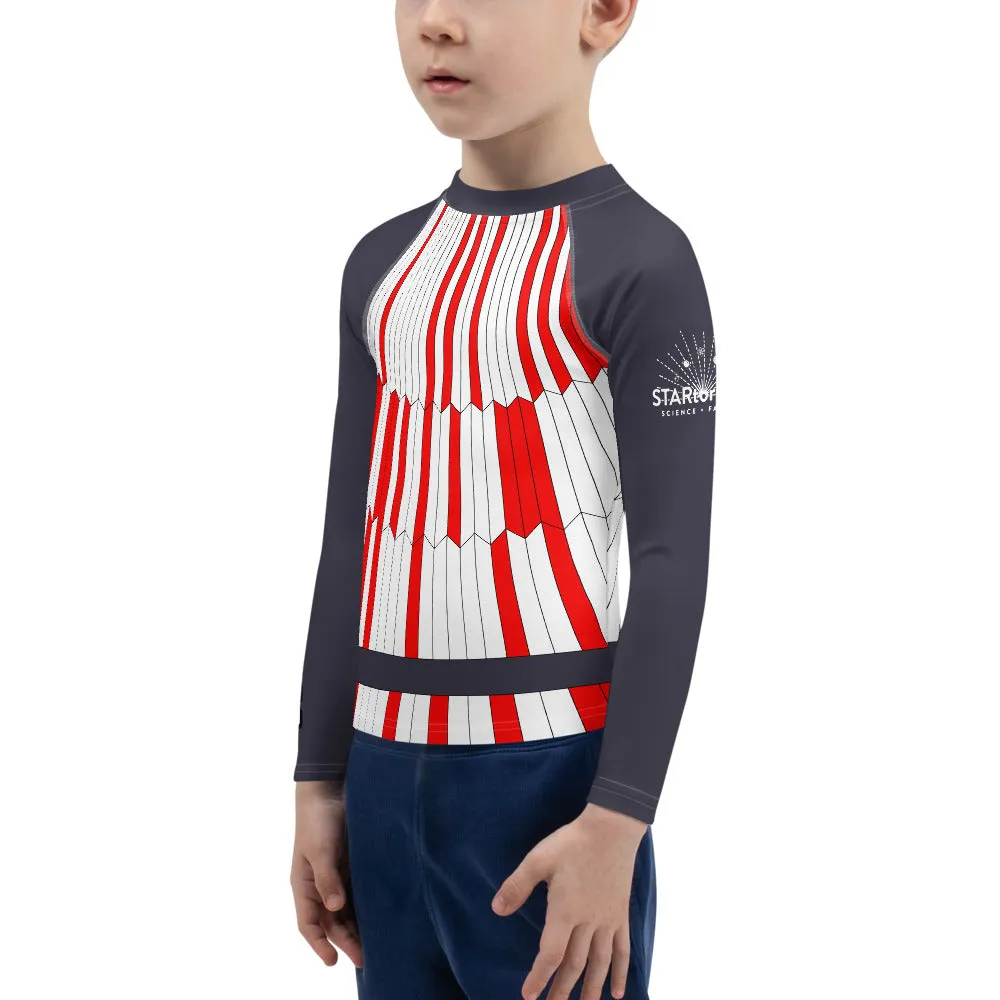 Dare Mighty Things Mars 2020 Parachute Kids Rash Guard (Toddler to Teen)