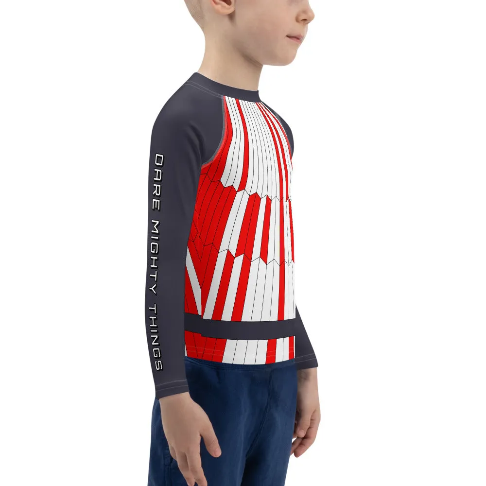 Dare Mighty Things Mars 2020 Parachute Kids Rash Guard (Toddler to Teen)