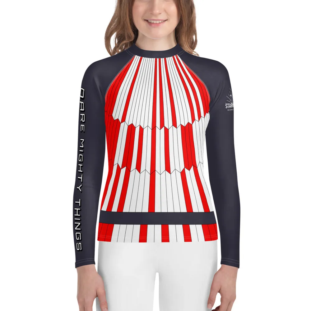 Dare Mighty Things Mars 2020 Parachute Kids Rash Guard (Toddler to Teen)