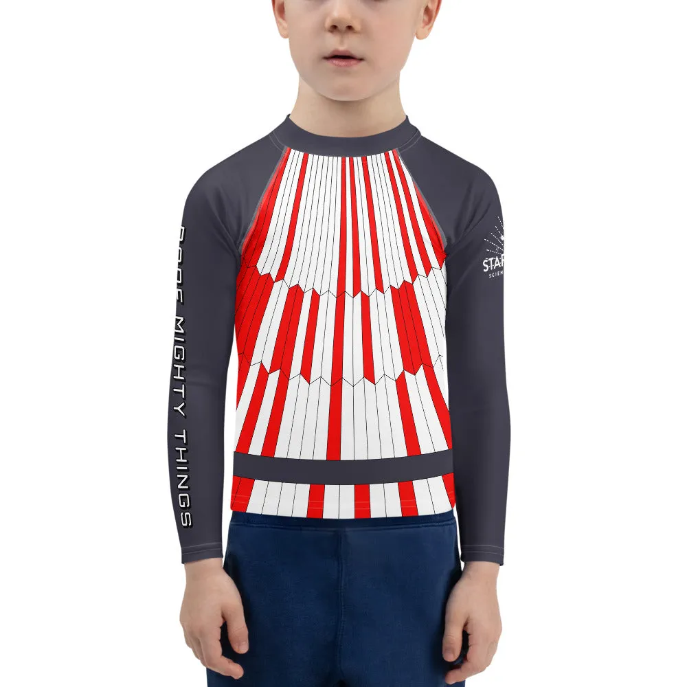 Dare Mighty Things Mars 2020 Parachute Kids Rash Guard (Toddler to Teen)