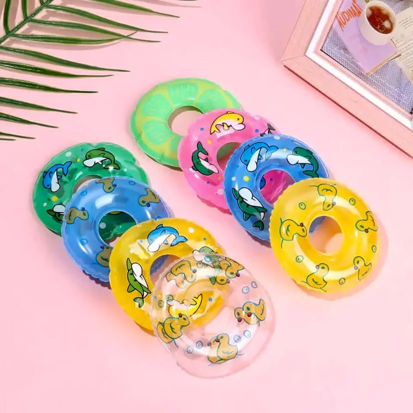 Doll swimming ring Beach Pool inflatable 1/6 scale