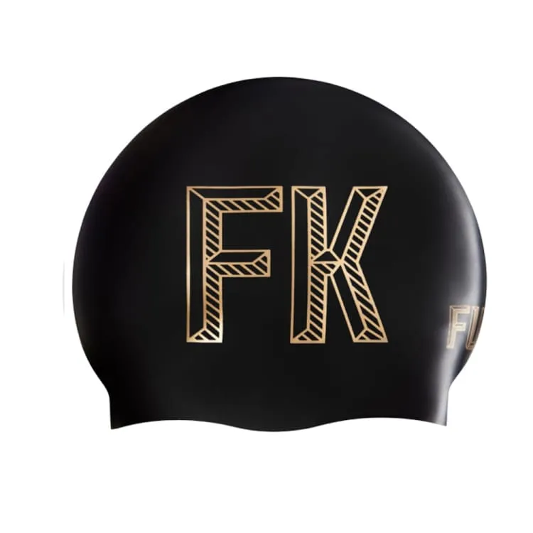 Funkita Seamless Silicone Swim Cap-Black
