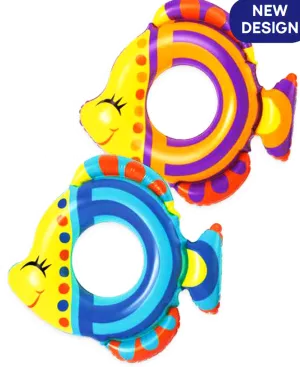Inflatables and Floats Bestway Friendly Fish 32 x 30 Swim Ring, 3-6 Years