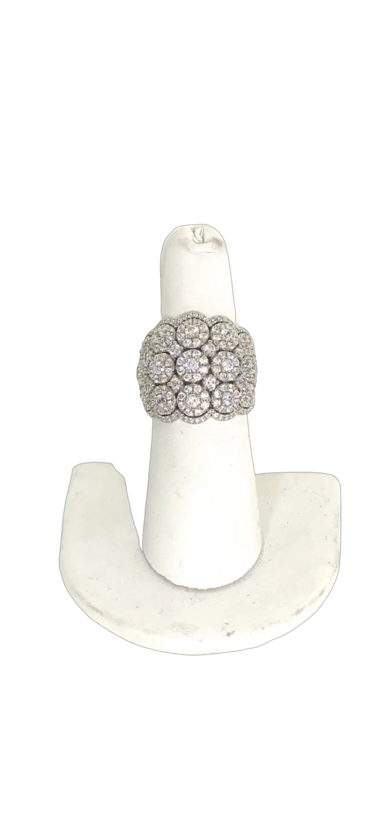 Massive Cluster CZ Pave band