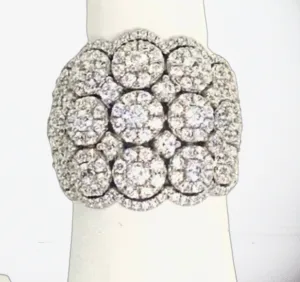 Massive Cluster CZ Pave band
