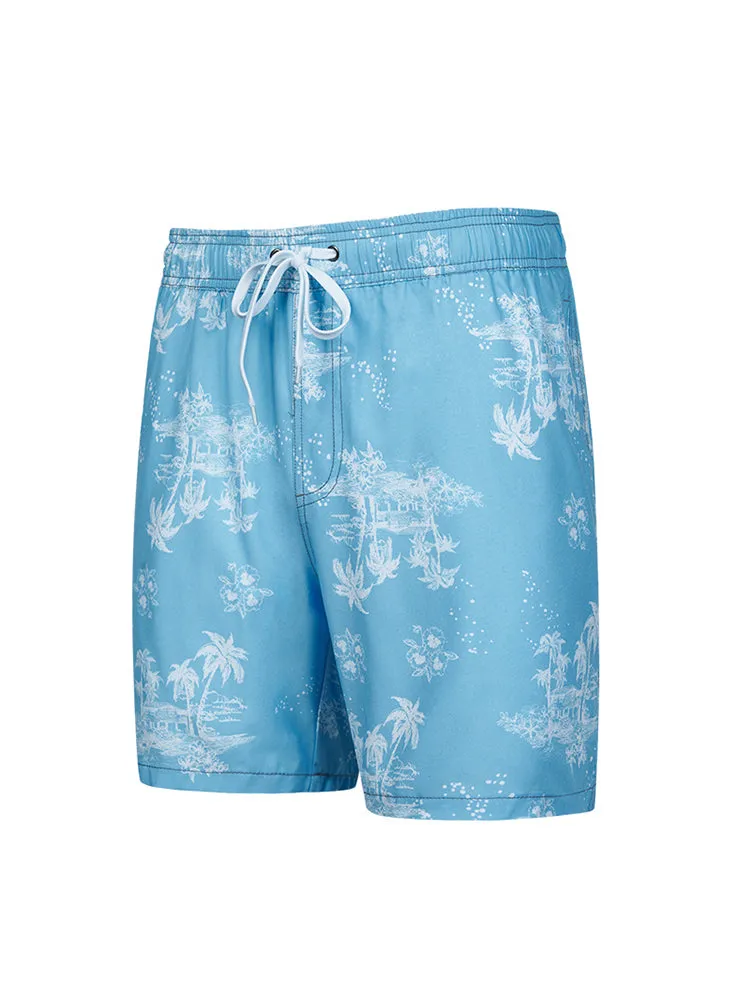 Mens Patterned Sandbeach Board Shorts
