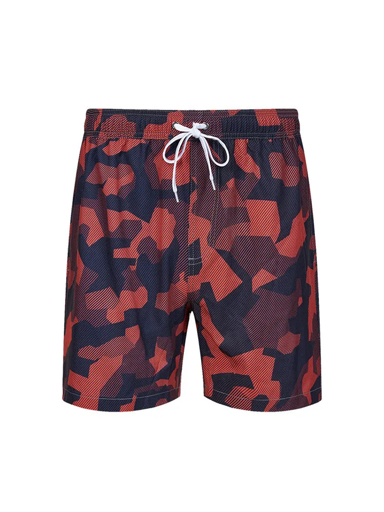 Mens Patterned Sandbeach Board Shorts