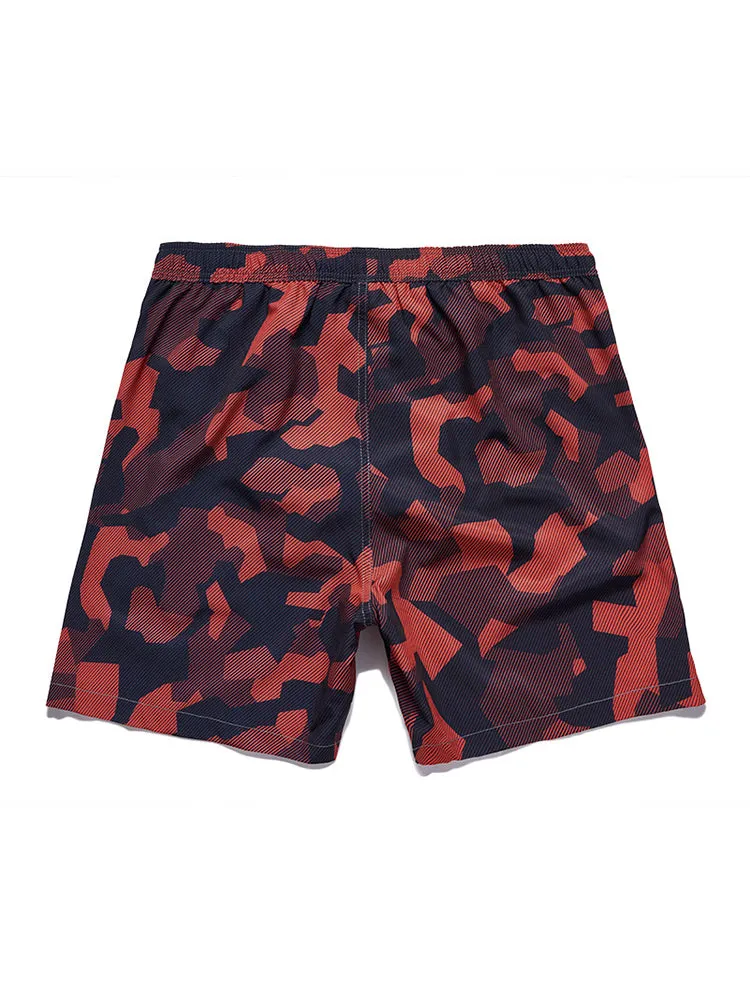 Mens Patterned Sandbeach Board Shorts