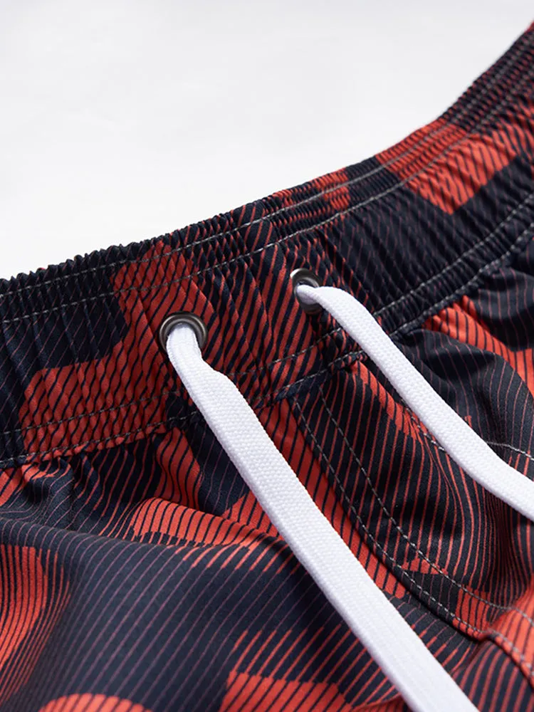 Mens Patterned Sandbeach Board Shorts