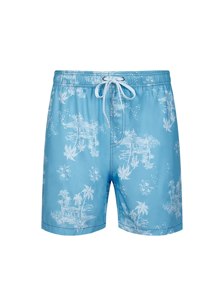 Mens Patterned Sandbeach Board Shorts
