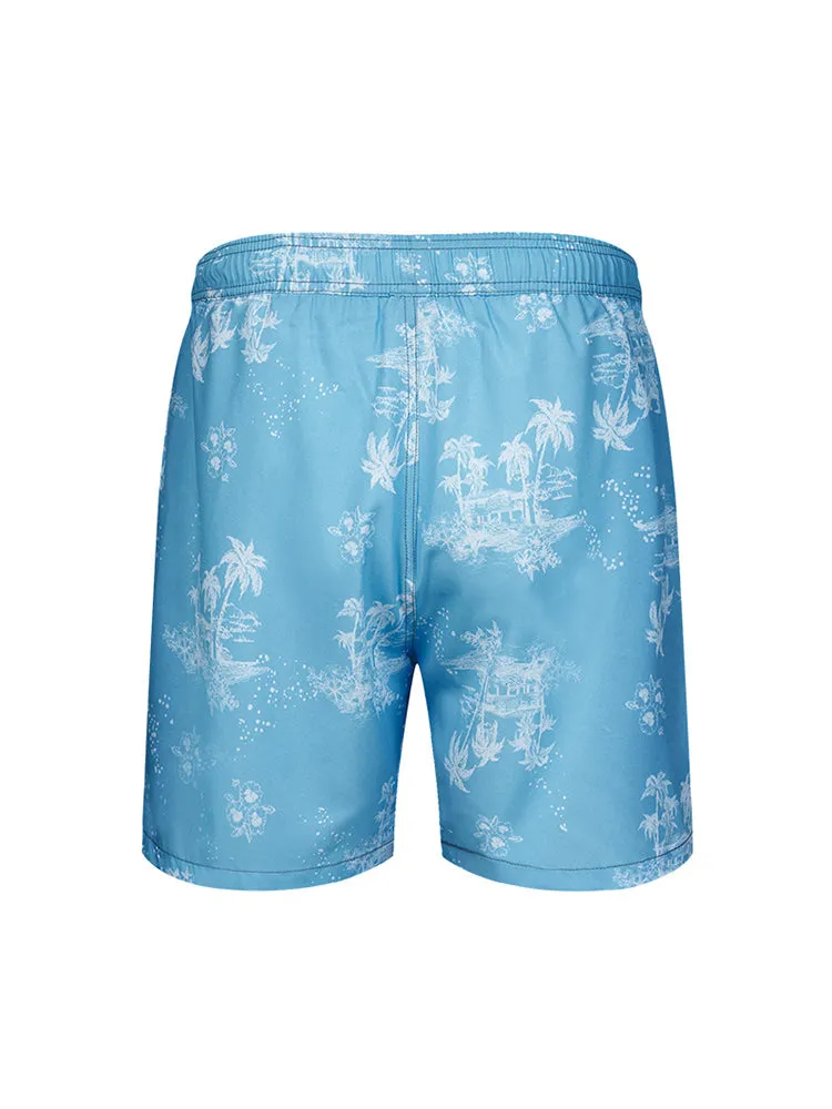 Mens Patterned Sandbeach Board Shorts