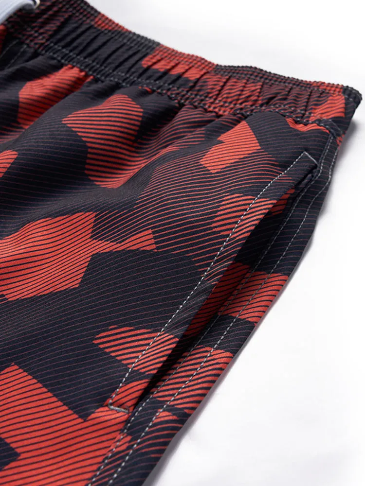 Mens Patterned Sandbeach Board Shorts