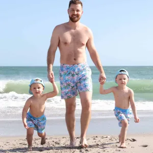 Men's Swim Trunks | Pastel Palms
