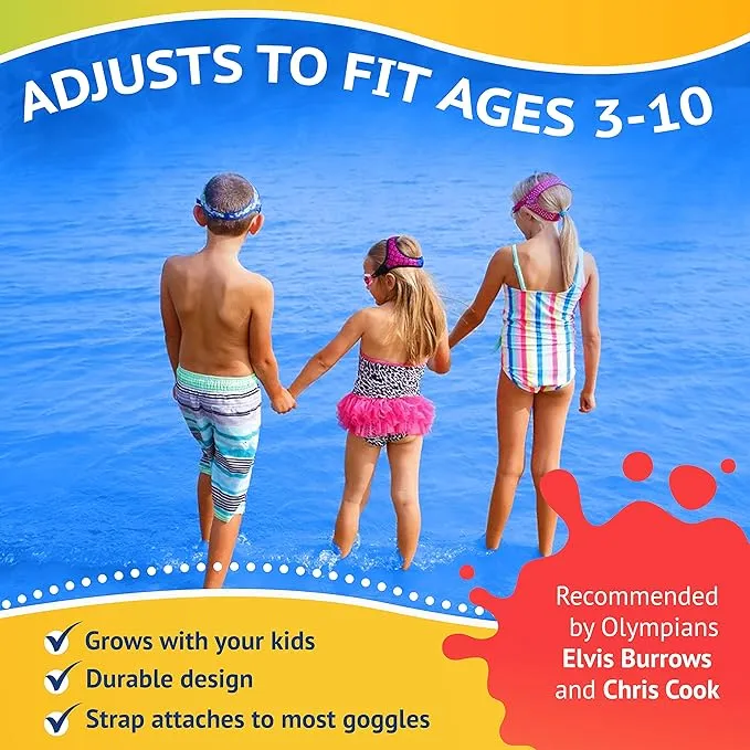 Pink Frogz Kids Swim Goggles