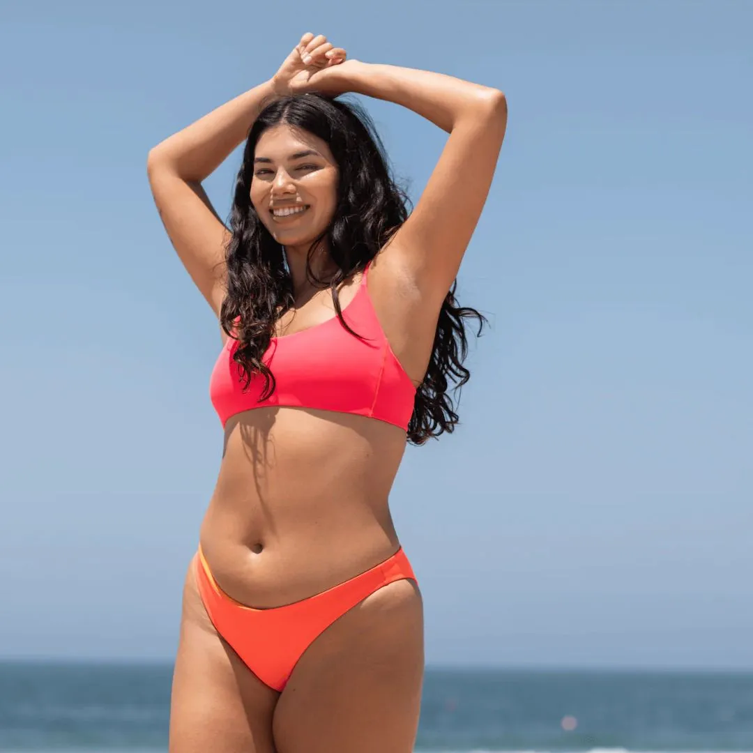 Pool Days Top (Rescue Neon Red)