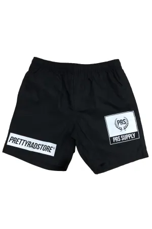 PRS TEAM WREATH BOARD SHORT - BLACK