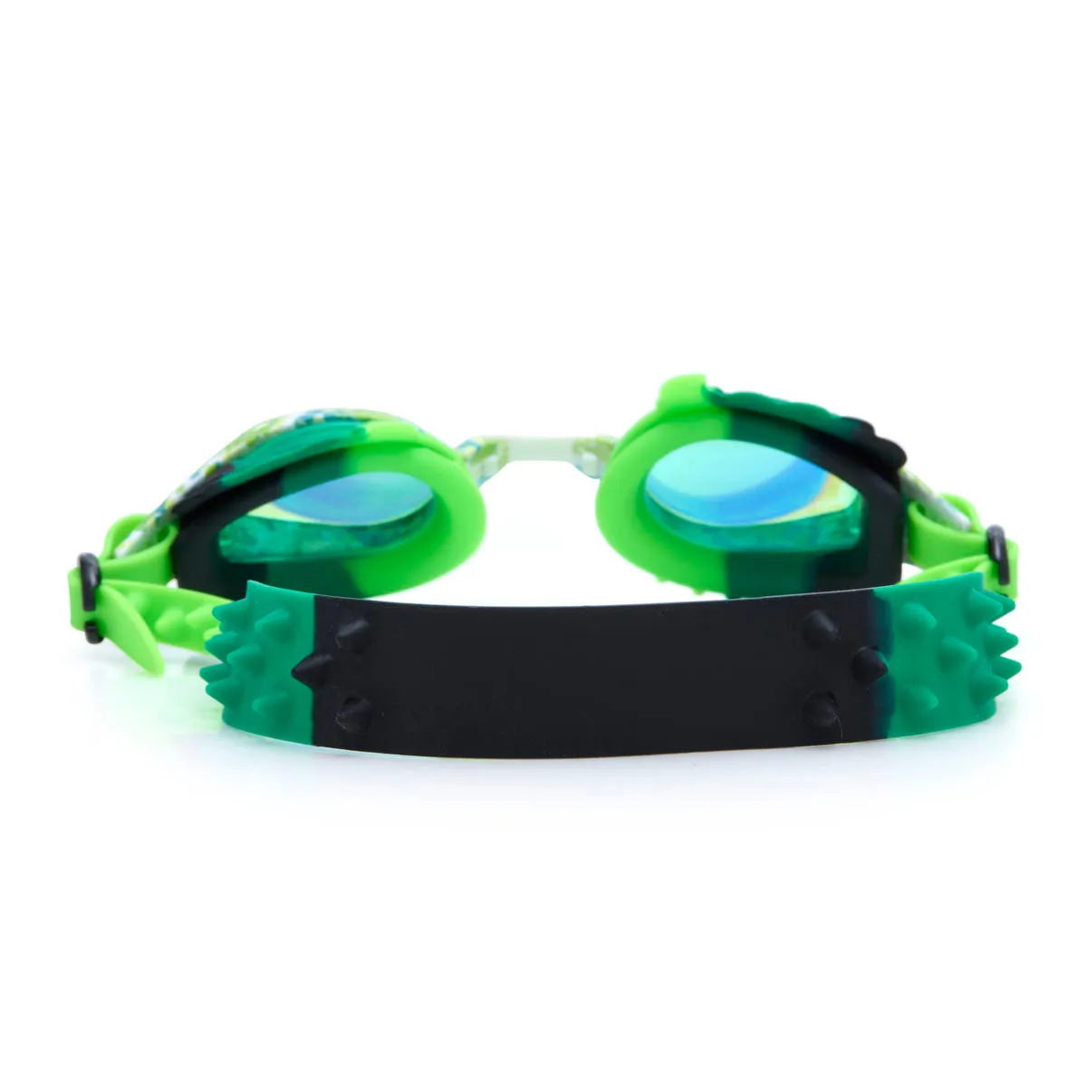 Sure! Heres an optimized title for the product:

Sea Snake Kids Swim Goggles - Green Serpent Design, Anti-Fog & UV Protection, Comfortable Fit