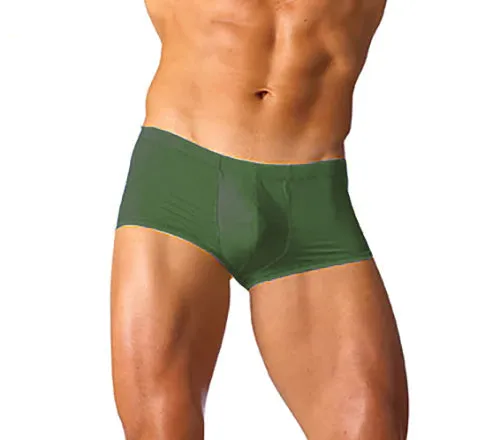 Sexy Euro Square Cut Swim Trunk Boxer with C-Ring by Neptio
