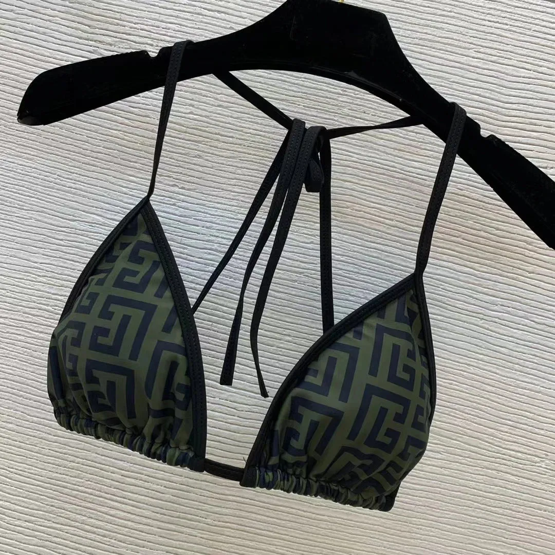 Trendy Luxury Fashion Triangle Bikini Set