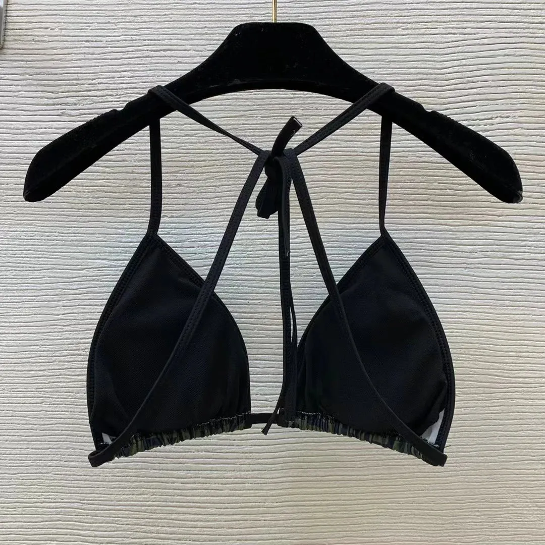 Trendy Luxury Fashion Triangle Bikini Set