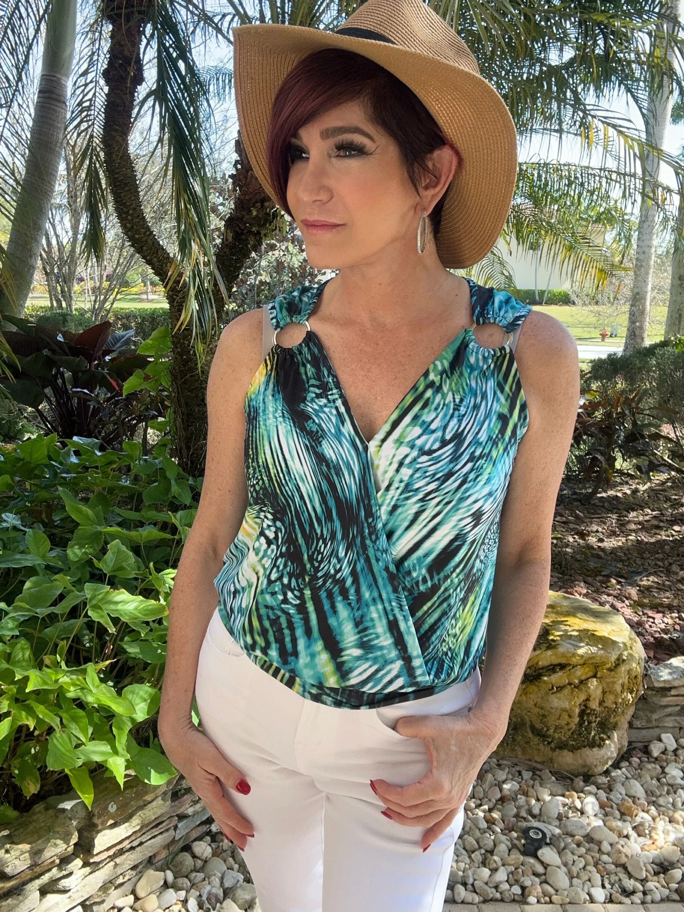 Vivian Surplice Ring Top