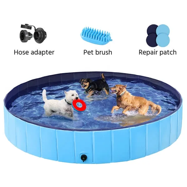 Yaheetech Foldable Dog Pool 79 x 12 Inches