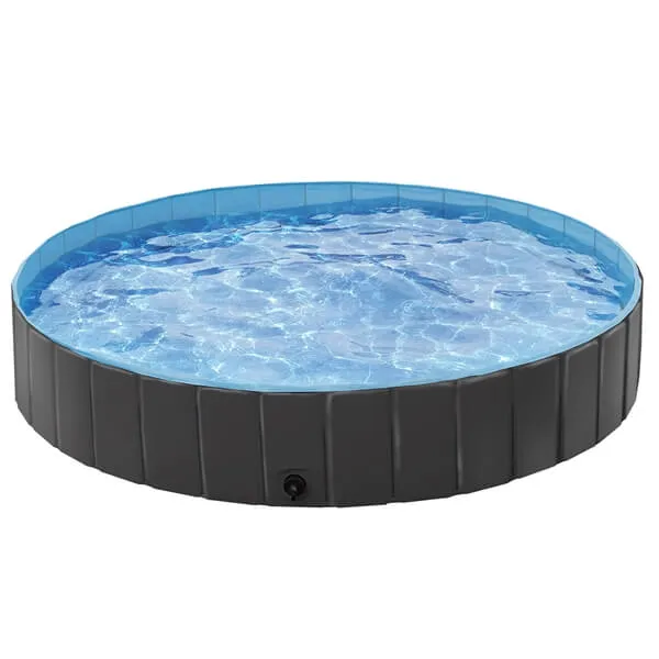 Yaheetech Foldable Hard Plastic Extra Large Dog Pet Bath Swimming Pool